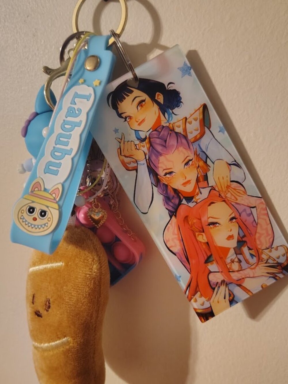 Custom Made Labubu/Demon Hunter Keychain Bundle